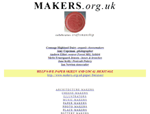 Tablet Screenshot of makers.org.uk