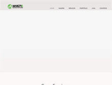 Tablet Screenshot of makers.com.br